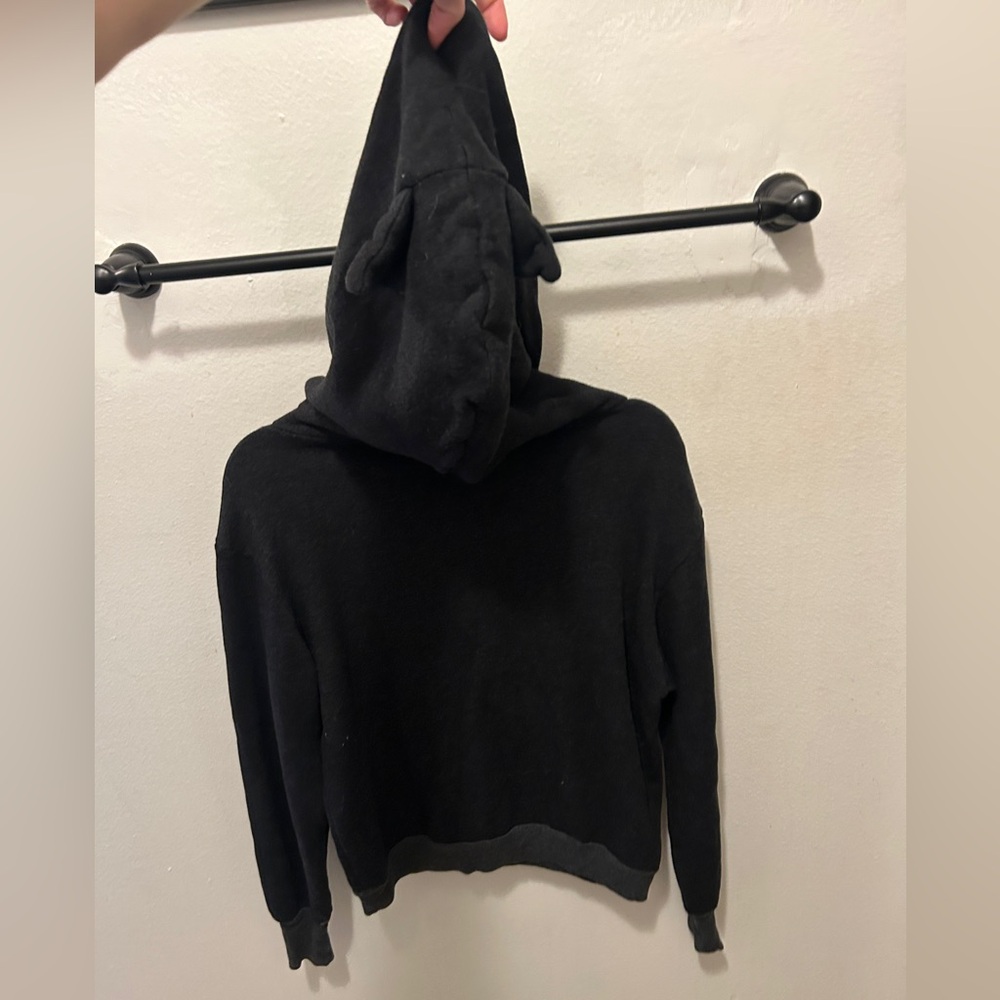 🐈⬛WILDFOX RARE “I’m A Cat” 3D Ears Hoodie Charcoal Gray Black ASO Paris Hilton - Picture 10 of 13